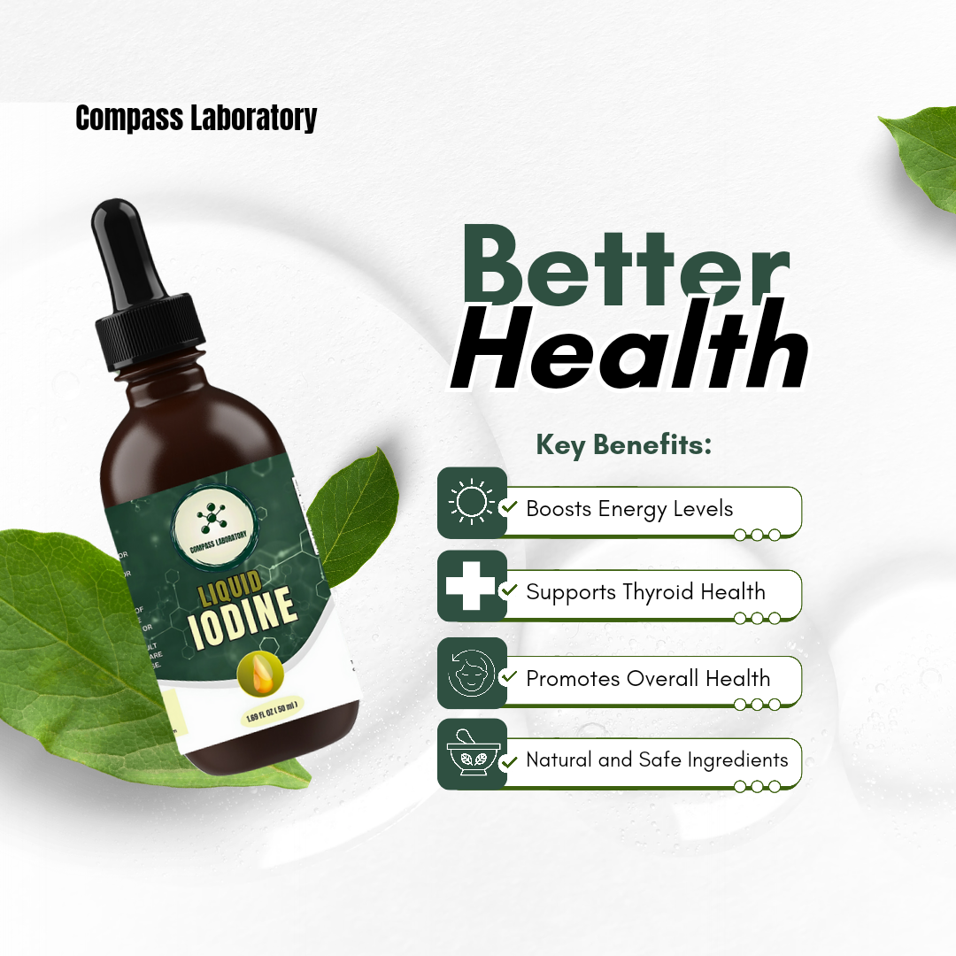 Liquid Iodine Drops - Compass Laboratory