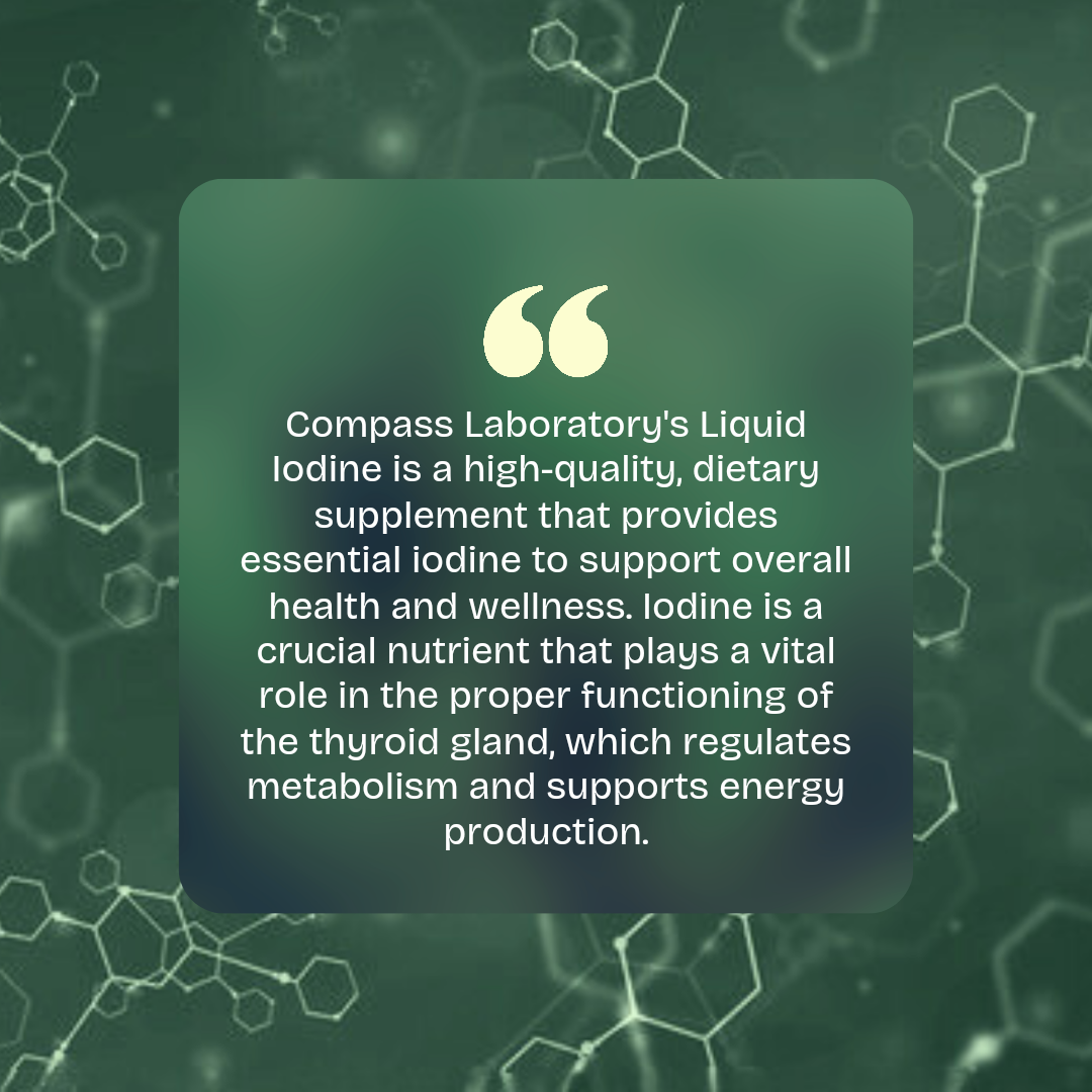 Liquid Iodine Drops - Compass Laboratory
