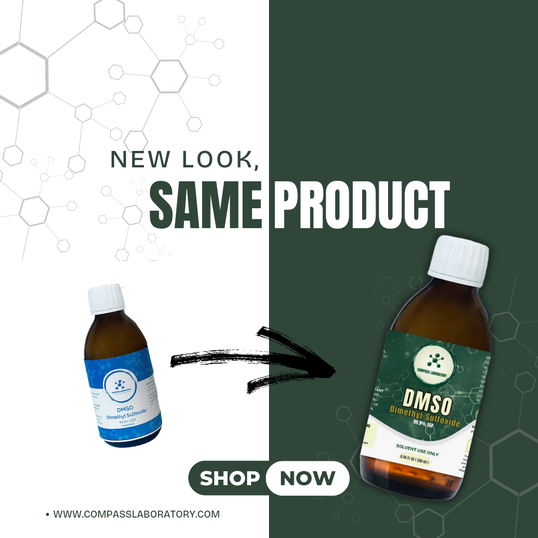 99.9%+ Pure DMSO (Dimethyl Sulfoxide) - Compass Laboratory