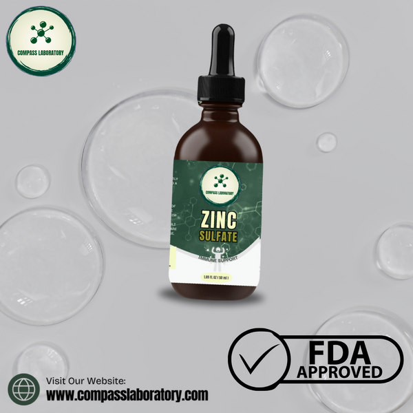 Zinc Sulfate 7.5 mg/2 mL Oral Solution - 50 mL Bottle (25 Servings)
