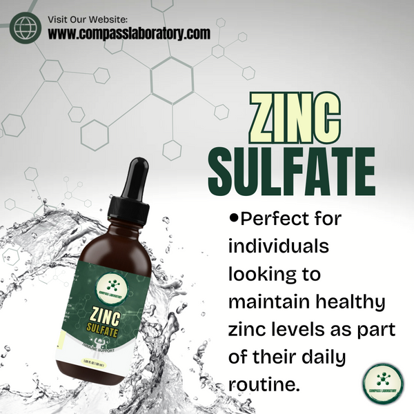 Zinc Sulfate 7.5 mg/2 mL Oral Solution - 50 mL Bottle (25 Servings)