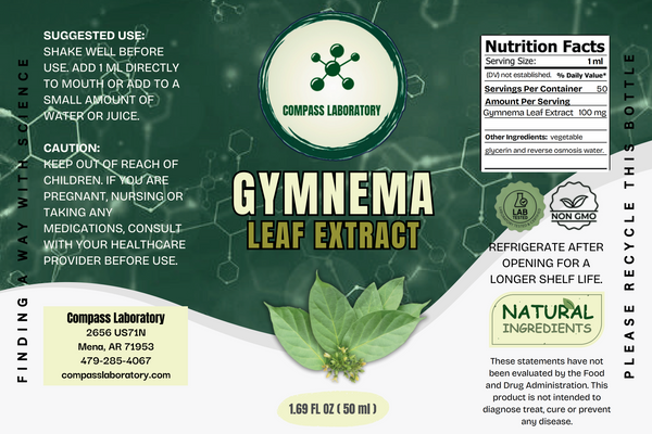 Gymnema Leaf Extract 100 mg/ml – Natural Support for Healthy Blood Sugar Levels