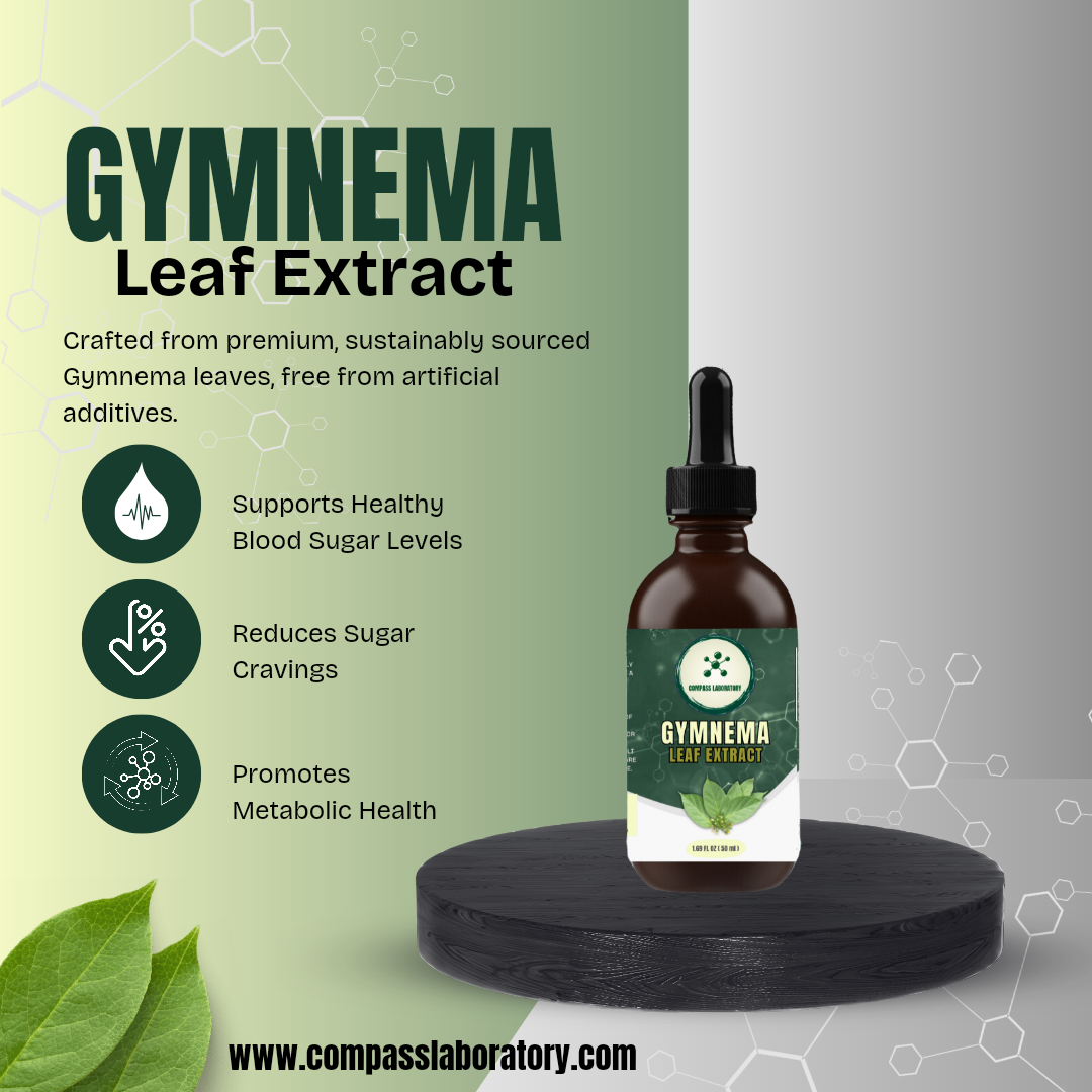 Gymnema Leaf Extract 100 mg/ml – Natural Support for Healthy Blood Sugar Levels - Compass Laboratory