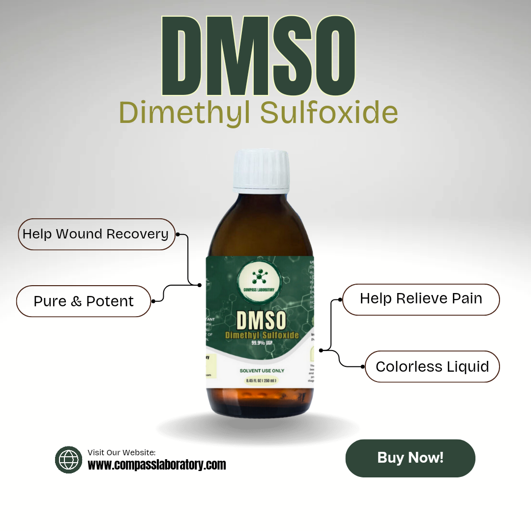 99.9%+ Pure DMSO (Dimethyl Sulfoxide) - Compass Laboratory