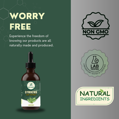 Gymnema Leaf Extract 100 mg/ml – Natural Support for Healthy Blood Sugar Levels - Compass Laboratory